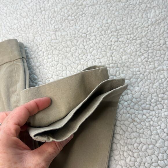 Crown & Ivy Cary Stretch Flat Front Khaki Ankle Pant 4 - Picture 2 of 12